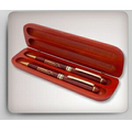 Wooden Pen Gift Set w/ Pen & Pencil